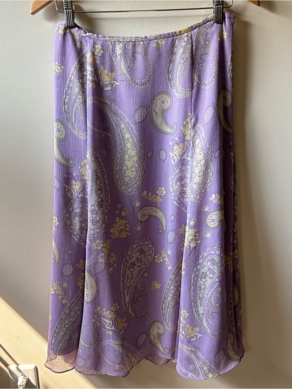 Rena Rowan Lavender Paisley Maxi Skirt and Matching Top